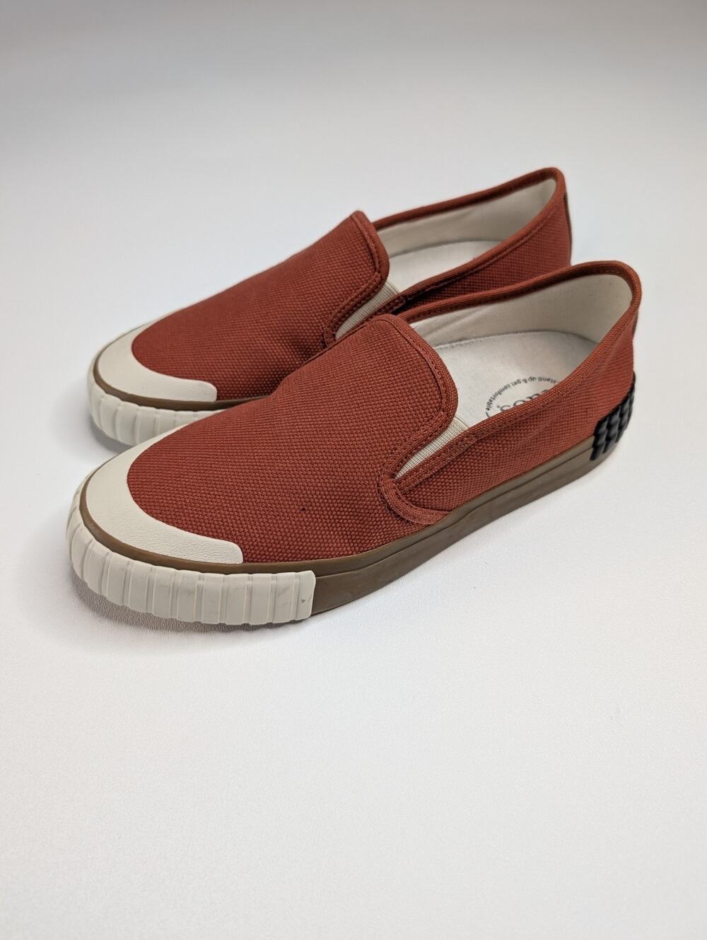 Taos Double Vision Slip On Sneaker (Women) - Terracotta 8 Slip On Rubber Sole
